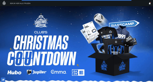 Club Brugge xmas countdown